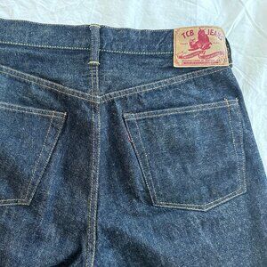 TCB 50s Jeans Size 33 Japanese selvedge denim